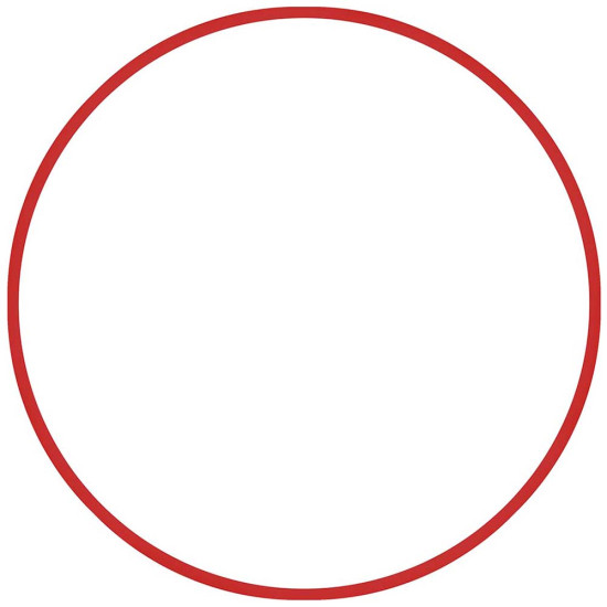 Χούλα-Χουπ 60cm - 19mm - 230gr, Κόκκινο